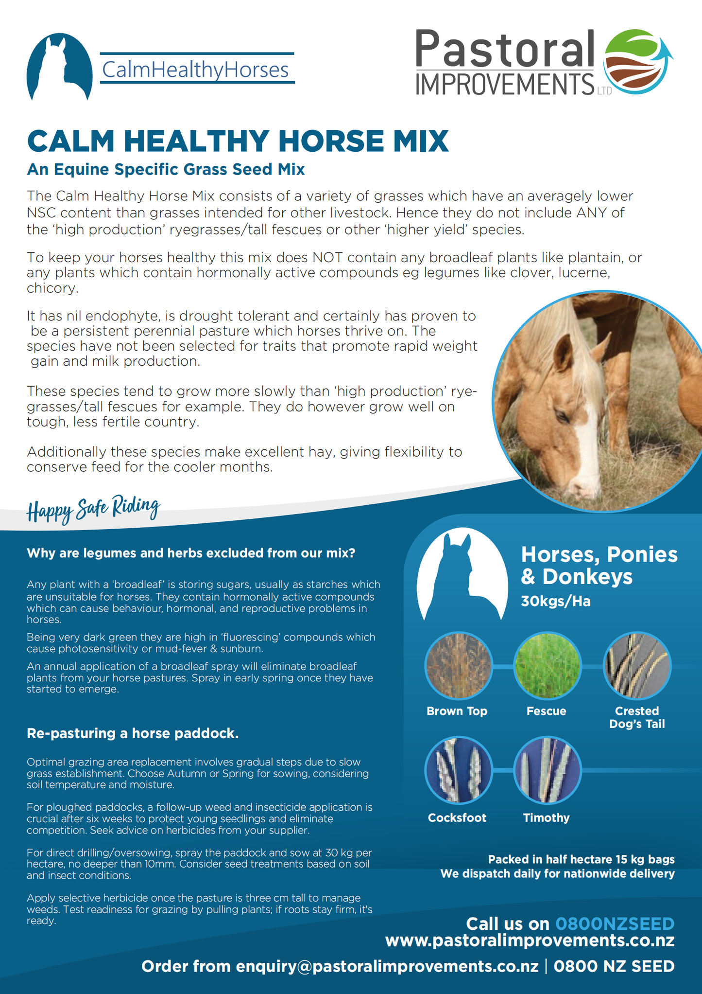 Calm Healthy Horses Mix